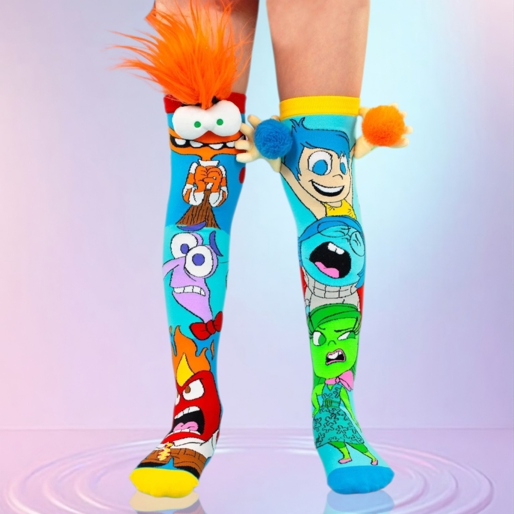 Colorful Character Knee-High Socks - Picture 2 of 5